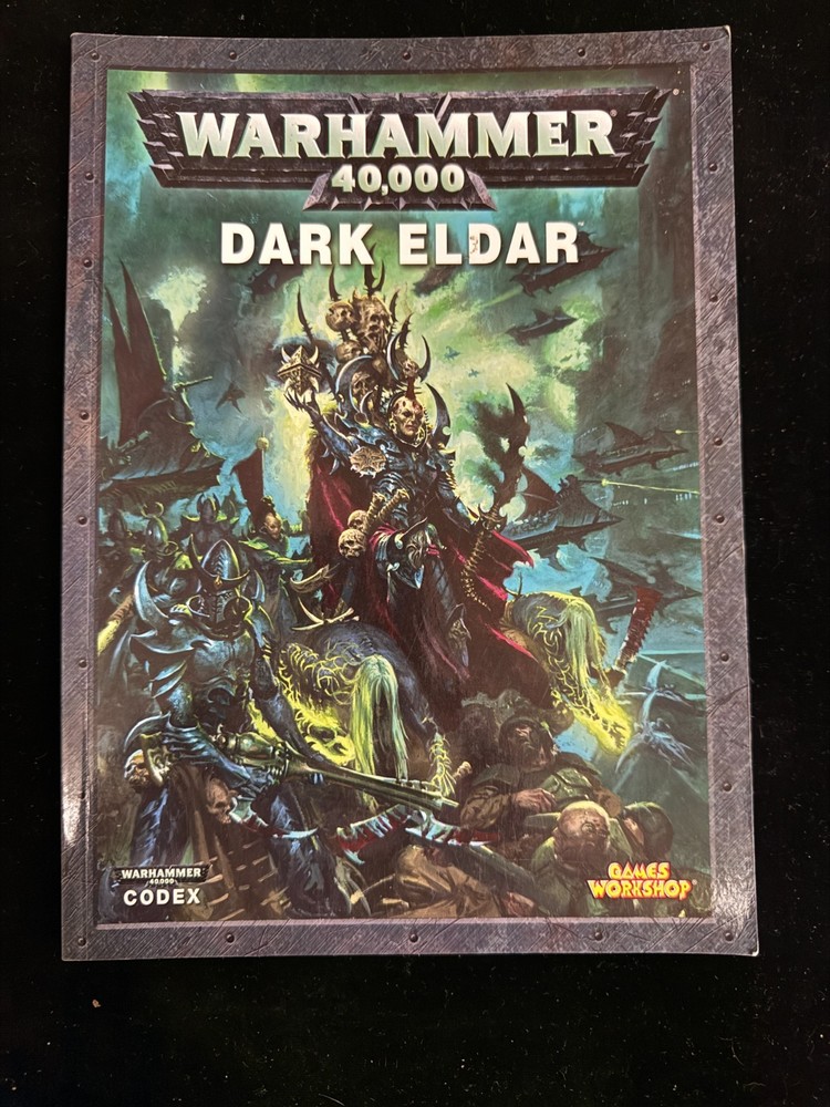 Games Workshop Warhammer 40k Dark Eldar Codex Lot B Rulebook 5th Edition