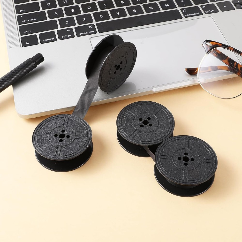 2 Pack Universal Typewriter Ribbon Twin Spool Replacement for Most Typewriters