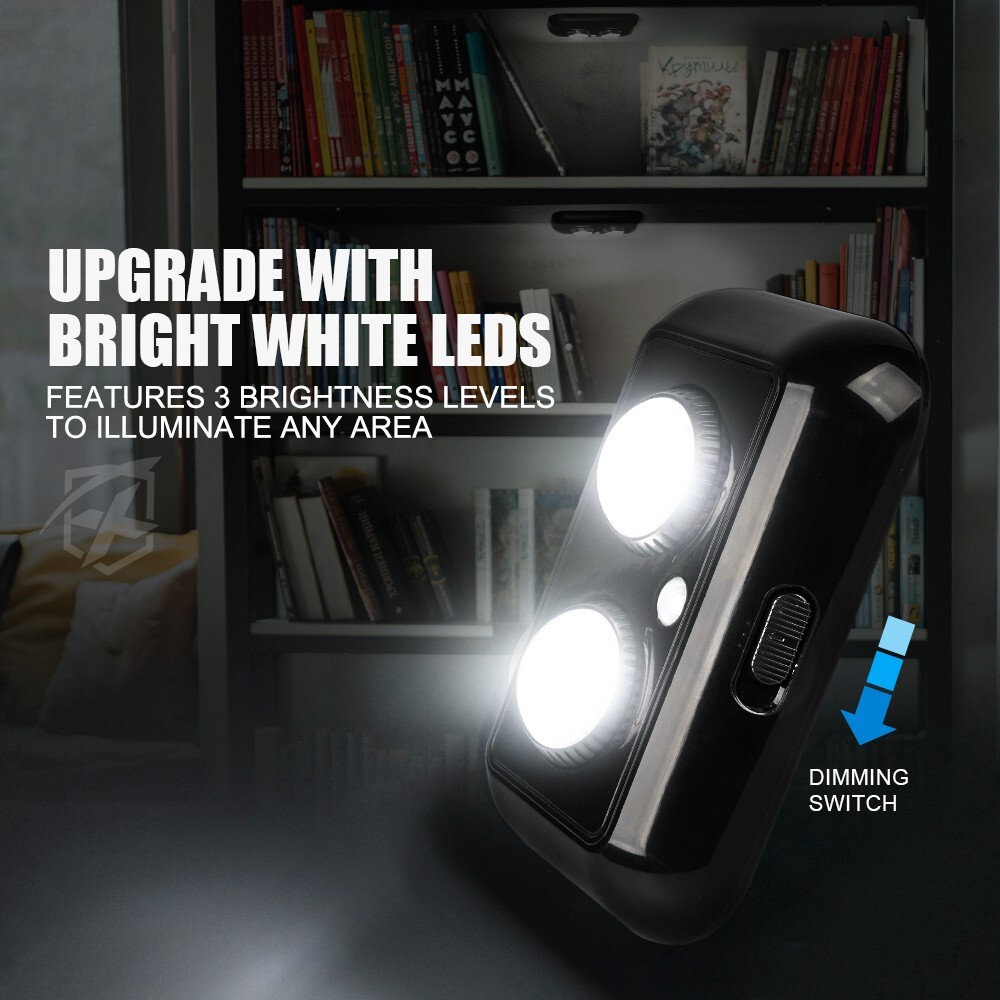 2Pcs Gun Safe Light with PIR Motion Sensor Light Activation Cabinet Light Pods