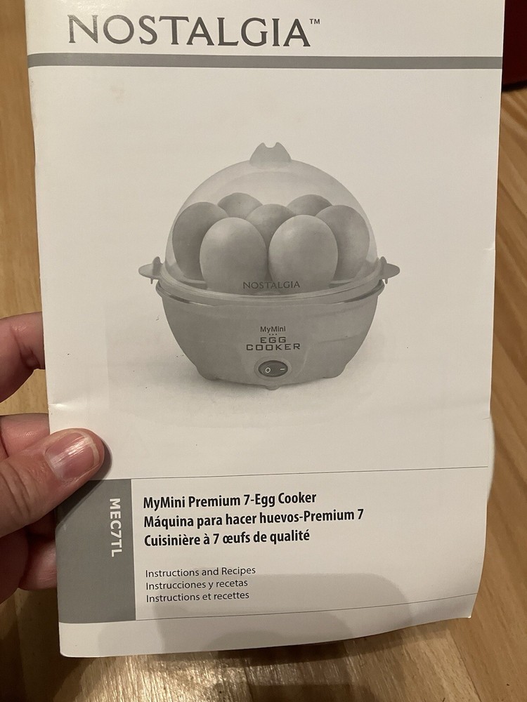 My Mini Nostalgia 7-Egg Cooker, Teal