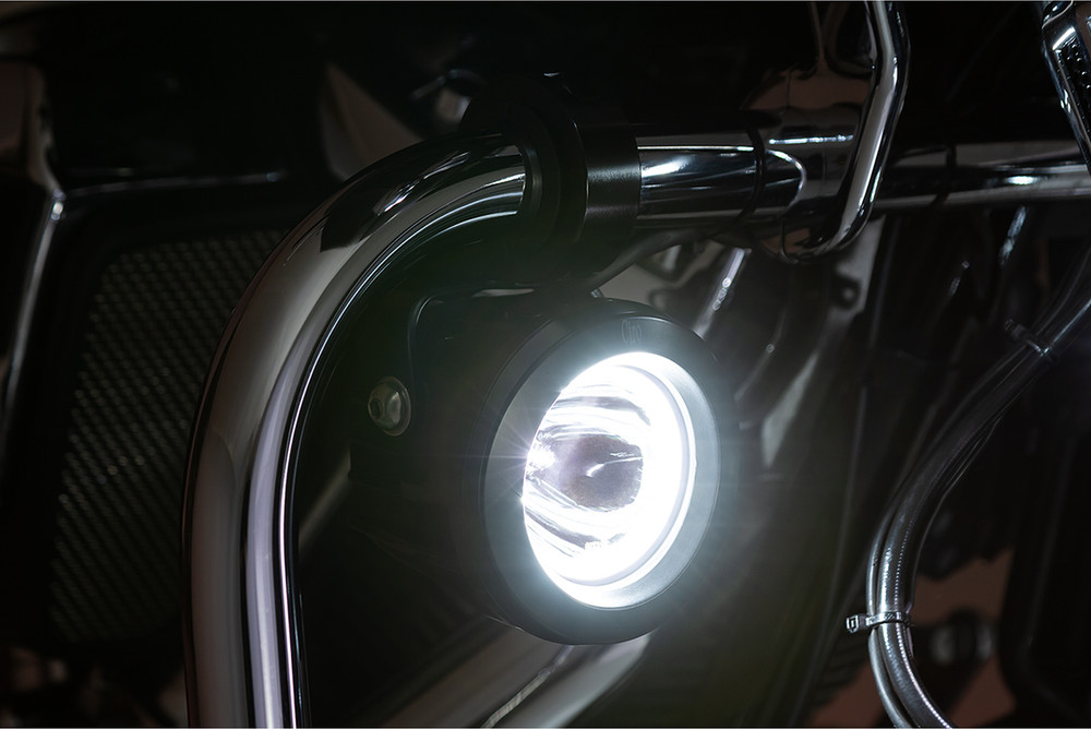 CIRO Spotlight Fits w/ Engine Guard Mount - Black 45019