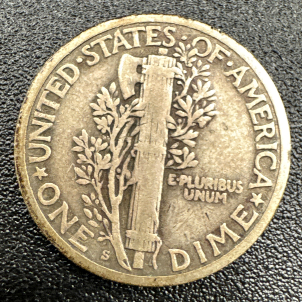 1924 -S Mercury Dime