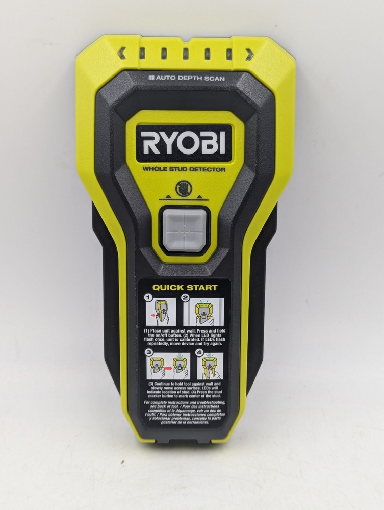 Ryobi Whole Stud Detector, Model ESF5002, With Batteries