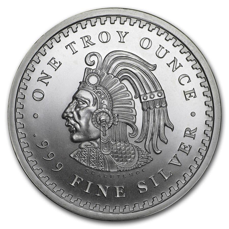 Silver 1 oz Aztec Calendar Round