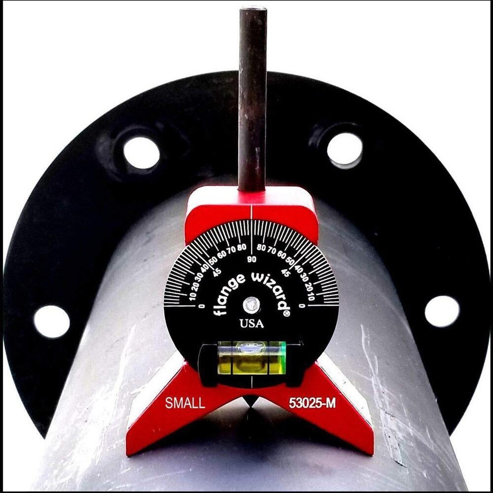 Magnetic Base Pipe Center Locator Precise Alignment Anodized Aluminum Alloy