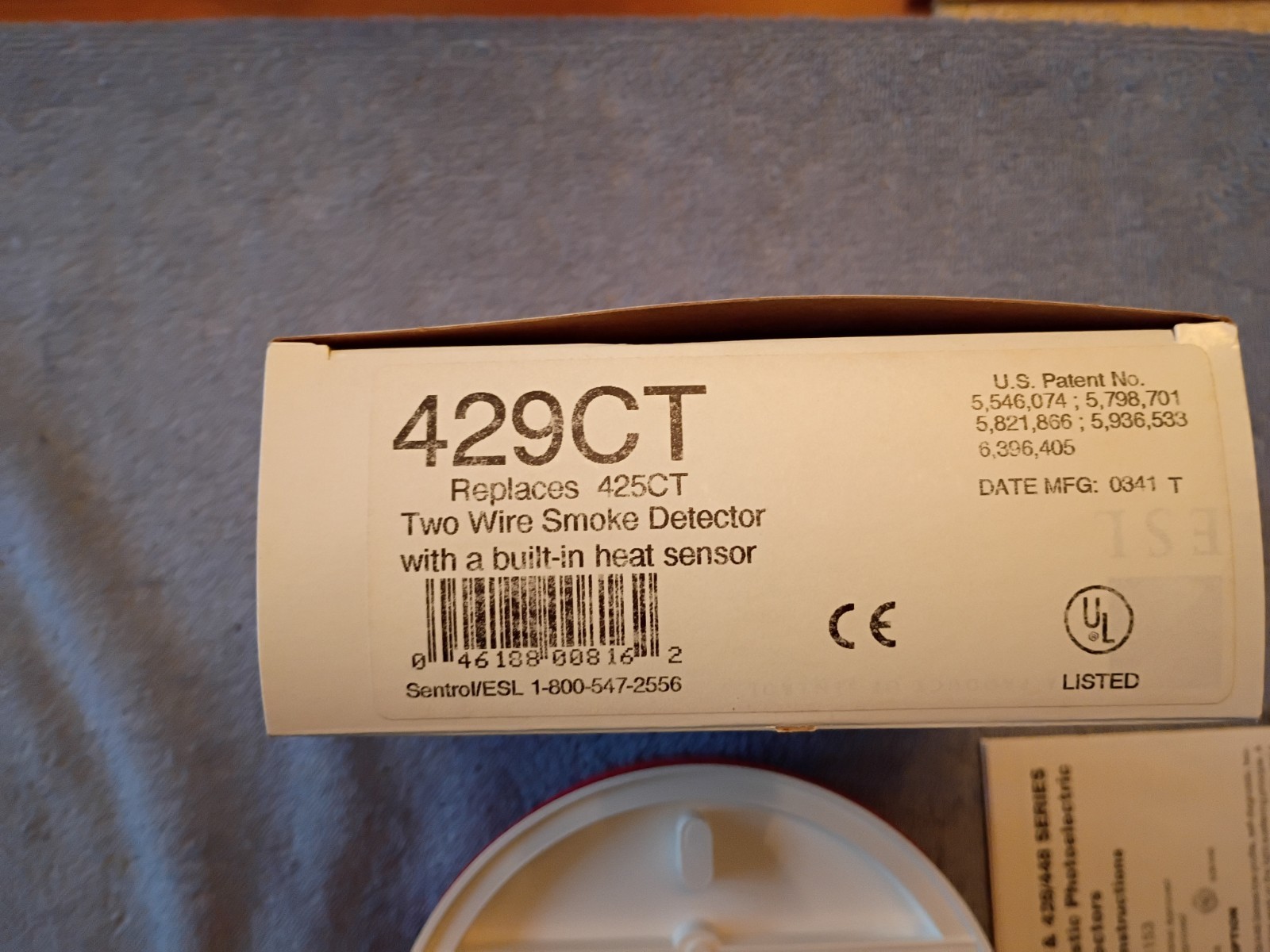 ESL 429CT 2-Wire Smoke Detector FIRE ALARM NEW OPEN BOX