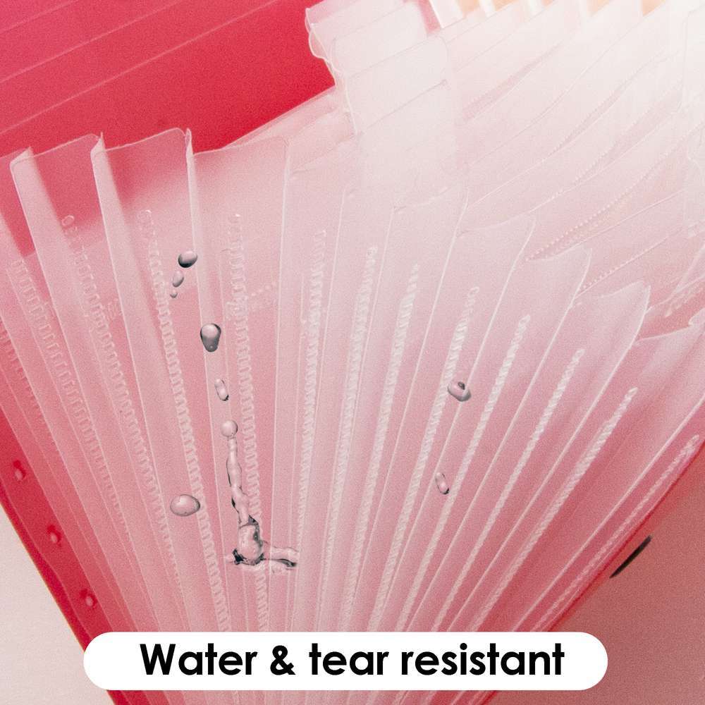 BAZIC Expanding File Folder 13 Pockets, (3116) 6-PACK