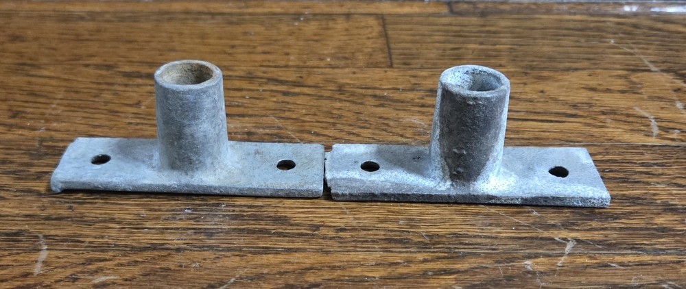 Vintage Pair Oarlock Holders Oar Lock "I M"