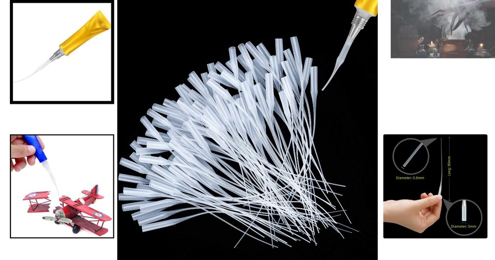 200 Precision Glue Micro-Tips - Ultimate Control for Arts & Crafts Applications