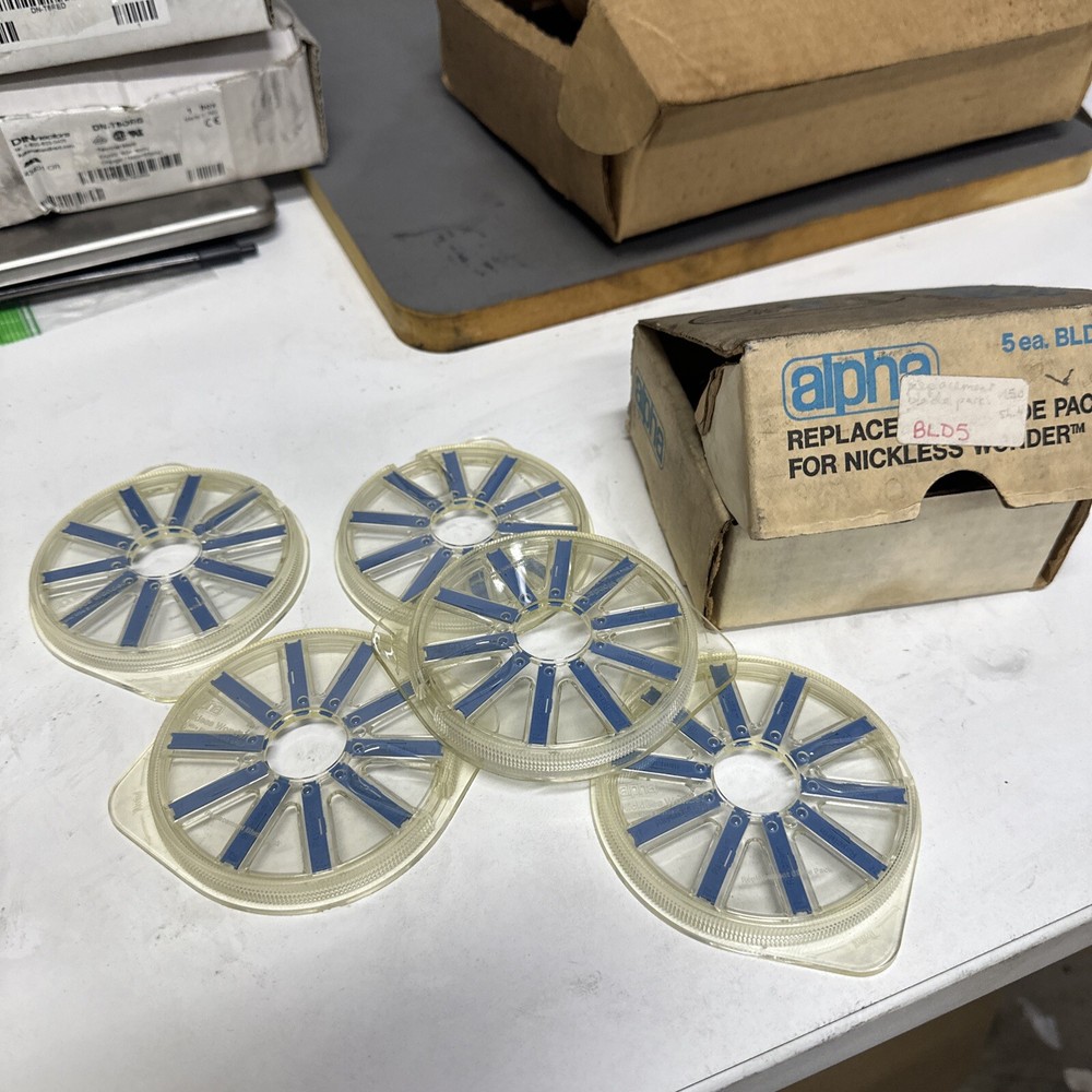 Alpha Wire Raychem Polystrip Nickless Wonder BLD-5 Plastic Wire Stripper Blades