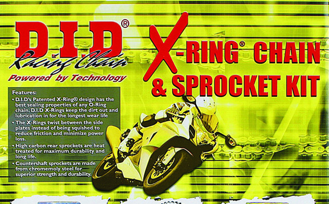 2007-2018 KAWASAKI ZX-6R ZX636 DID VX3 SILVER 520 OEM CHAIN AND SPROCKETS KIT