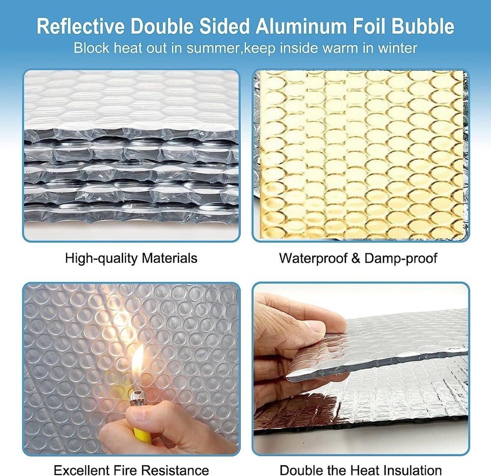 REFLECTIX Continuous GOLD Double Bubble Reflective Foil Insulation 24"x5" R8