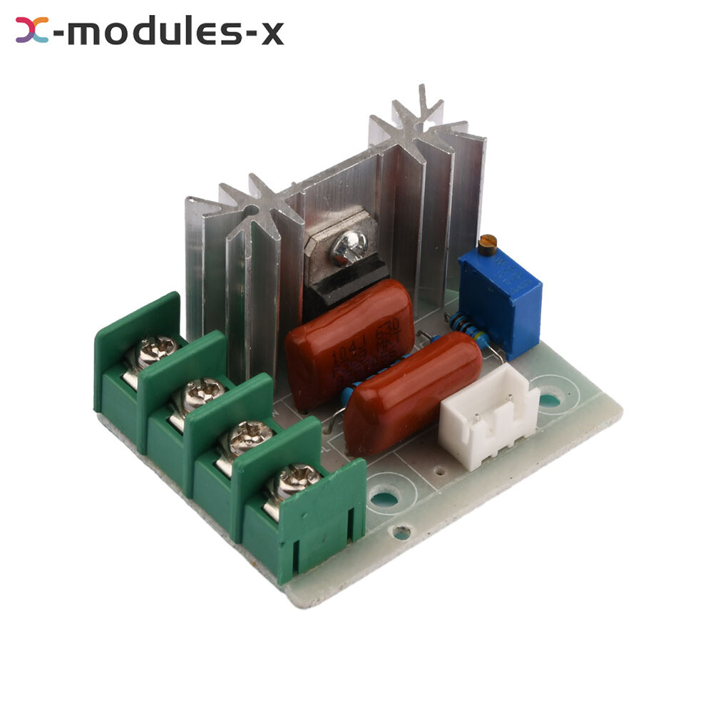 AC50-220V 2000W Voltage Regulator Module Motor Speed Controller Light Dimmer Kit