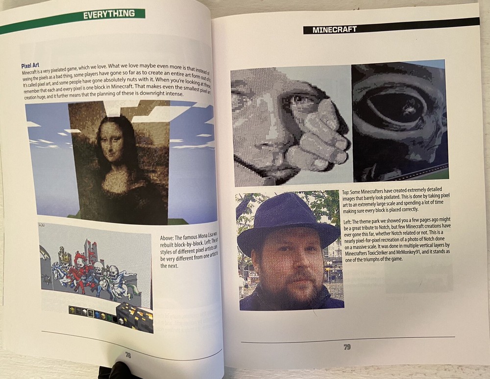 Everything Minecraft The Unofficial Guide, 1994, VG Condition