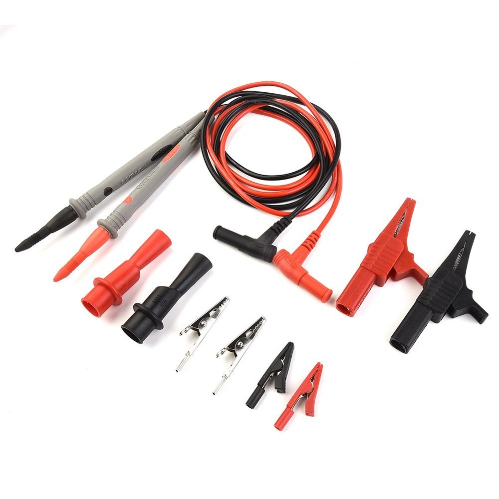 1000V 10A Digital Multimeter Leads Probes Test Clips Volt Meter Cable