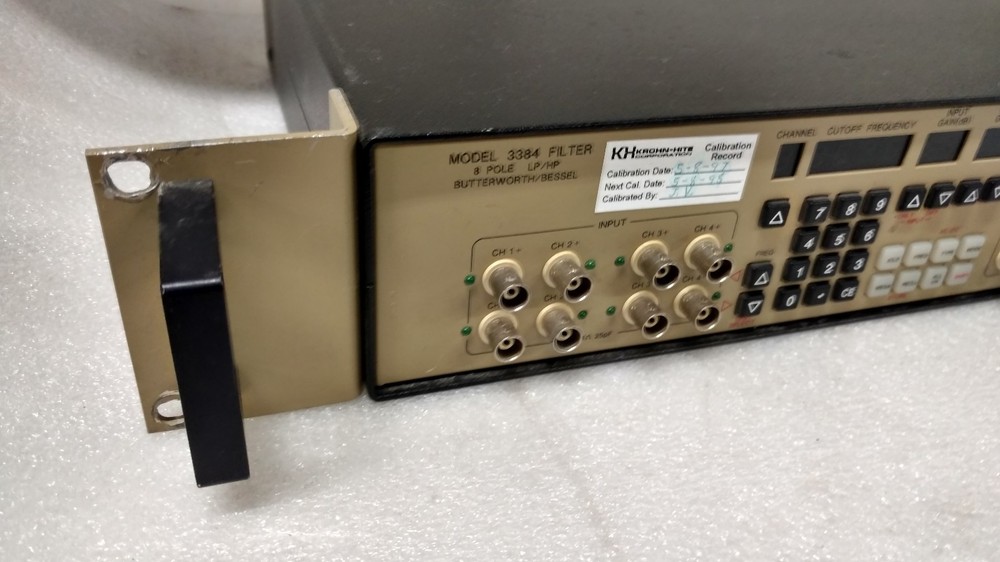 KROHN-HITE Model 3384 8 Pole * LP/HP Variable Filter * Powers ON