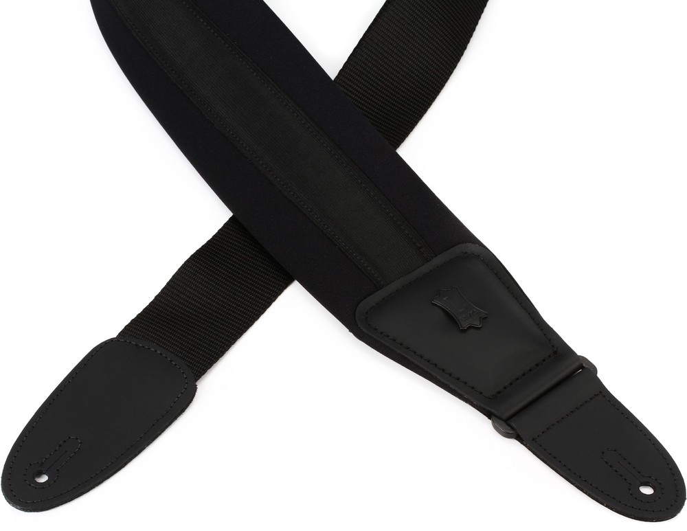 Levy's PM48NP3 Neoprene Guitar Strap - Black