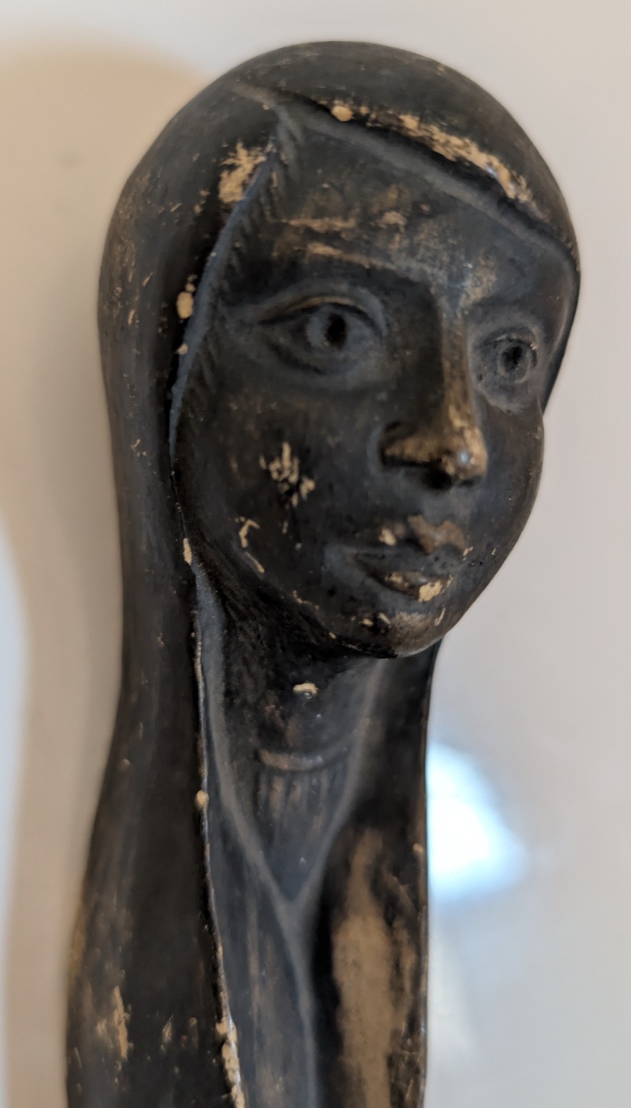 Native American Girl Ornament? - Art Nouveau Style Ceramic Wall Plaque Handmade?