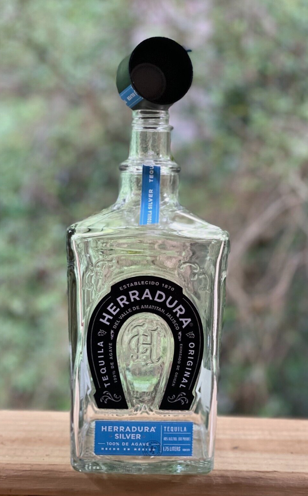 Herradura Silver Tequila Empty Bottle1.75L EMPTY BOTTLE ONLY!