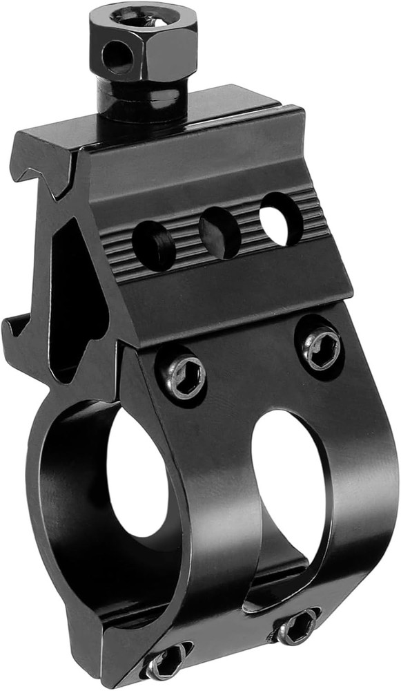 Lightweight Anodized Aluminum Offset Flashlight Mount for Versatile Applications