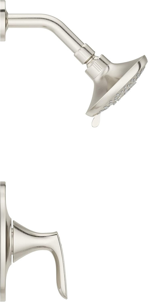 Weller Single Handle Shower Trim Kit with Multi-Function Shower Head, 5 Spray Mo