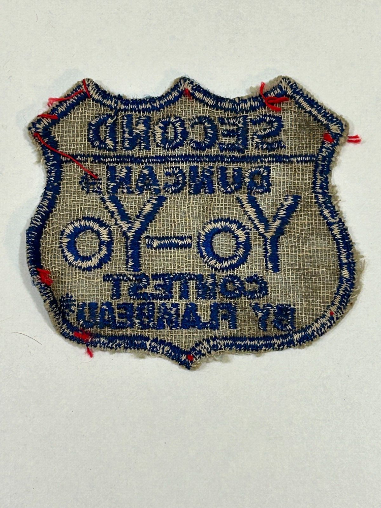 Vintage Duncan Yo-Yo Second Contest Patch 3"x3"