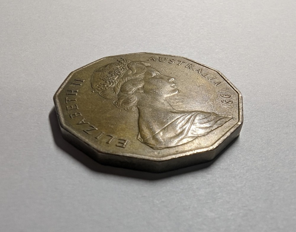 1981 Australia 50 Cent Coin