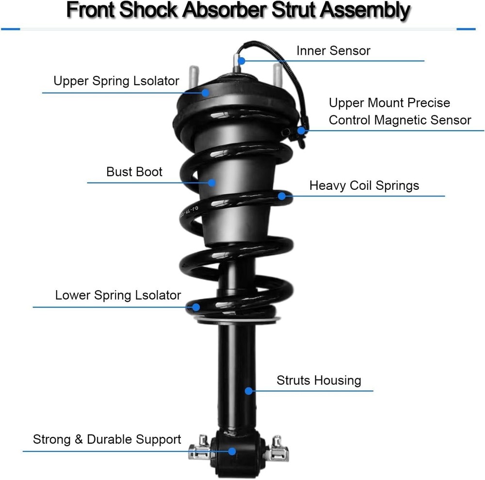2PCS Front Shock Absorber Struts Assembly Magnetic Ride Control