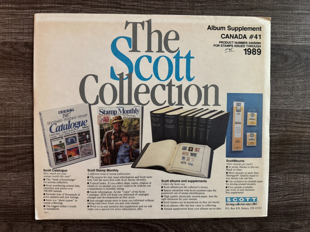 SCOTT - Canada - #41 - ALBUM SUPPLEMENT