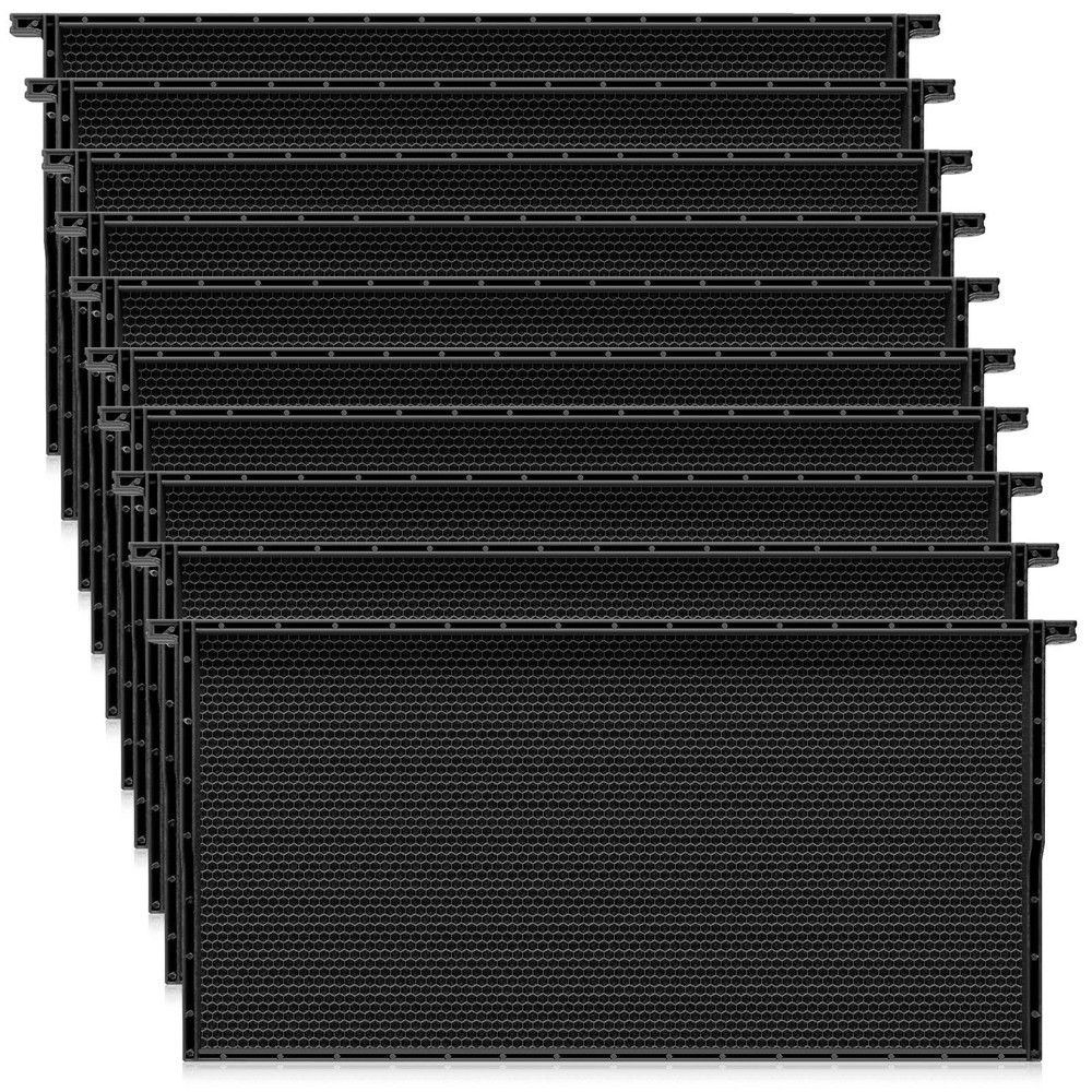 10 Pack Plastic Beehive Frames and Wax Foundations All in One Bee Hive Frames...