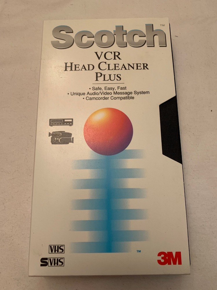 Scotch VCR Head Cleaner Plus