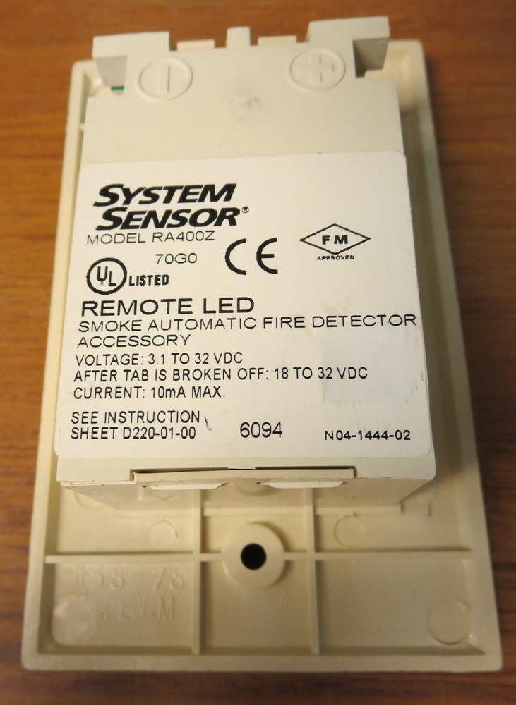 System Sensor RA400Z Remote LED Annunciator