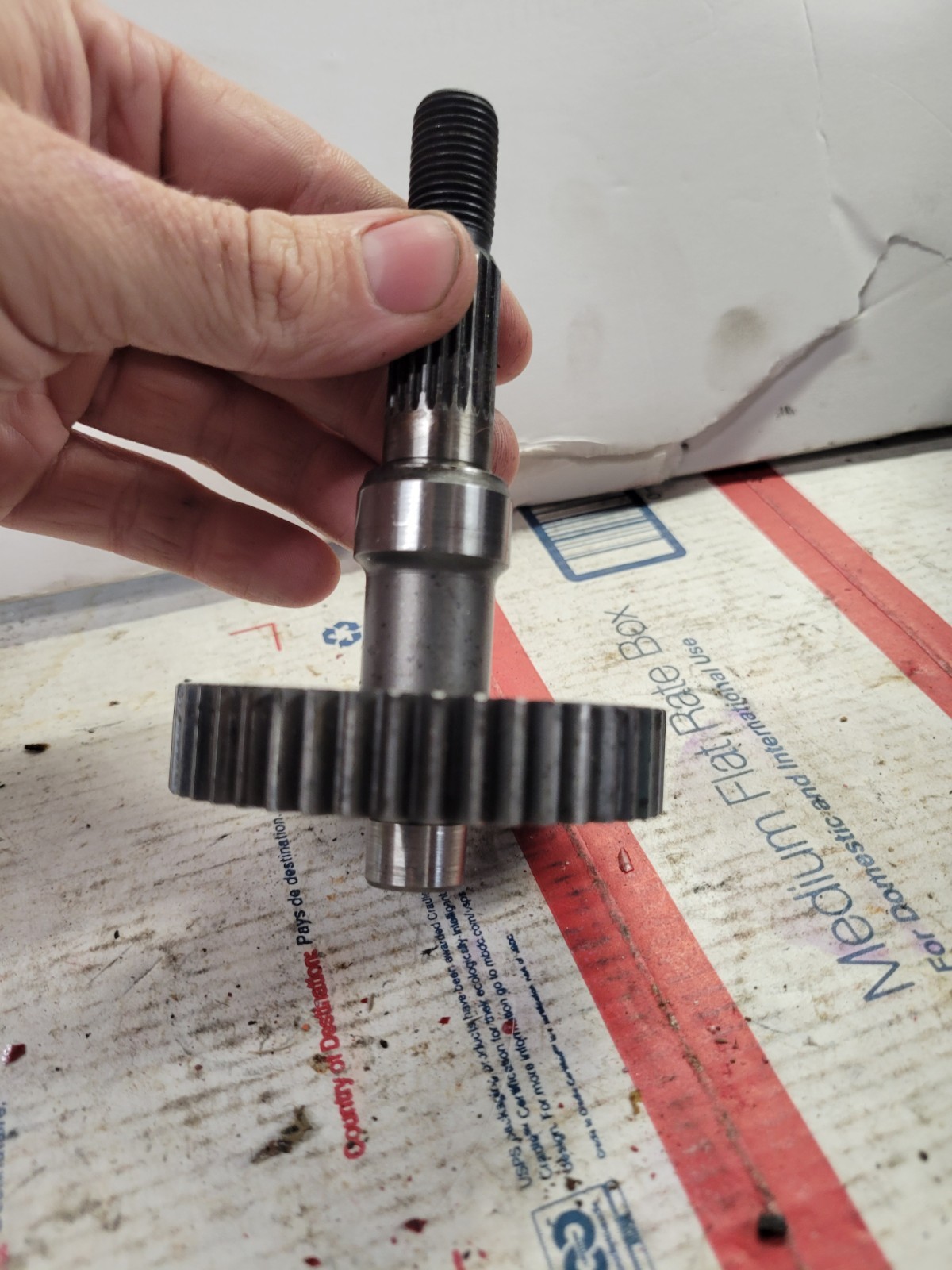 Honda Elite Dio Af16 Af18 Main Axle For Dual Bearing Transmisions Dio 1 Dio 2...