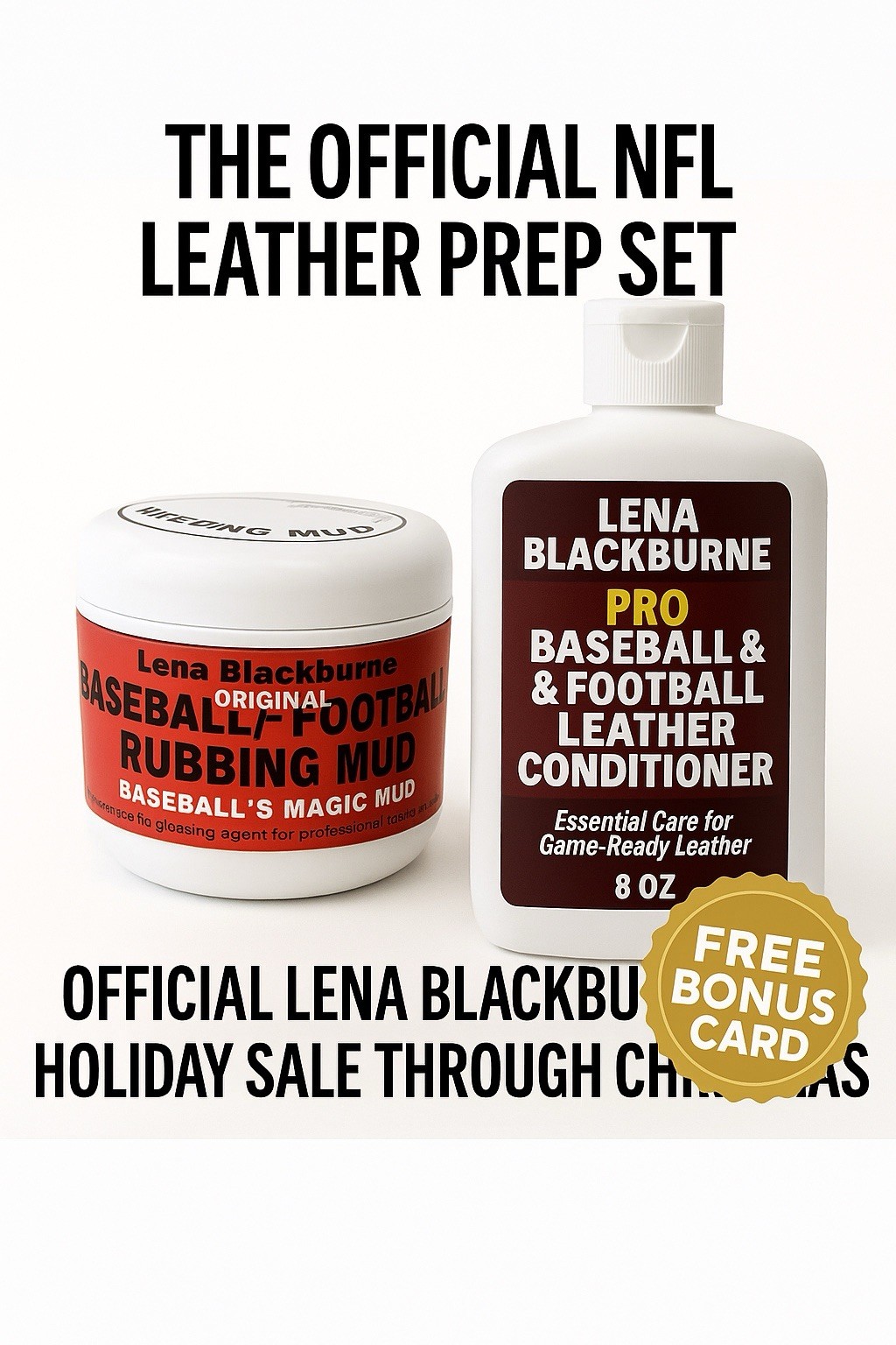 Lena Blackburne Mud + Leather Conditioner | Baseball & Football Prep Kit