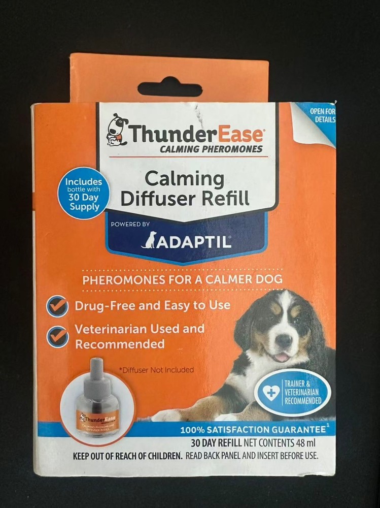 ThunderEase Dog Calming Pheromone Diffuser Refill - 48ml - Exp: 01/28