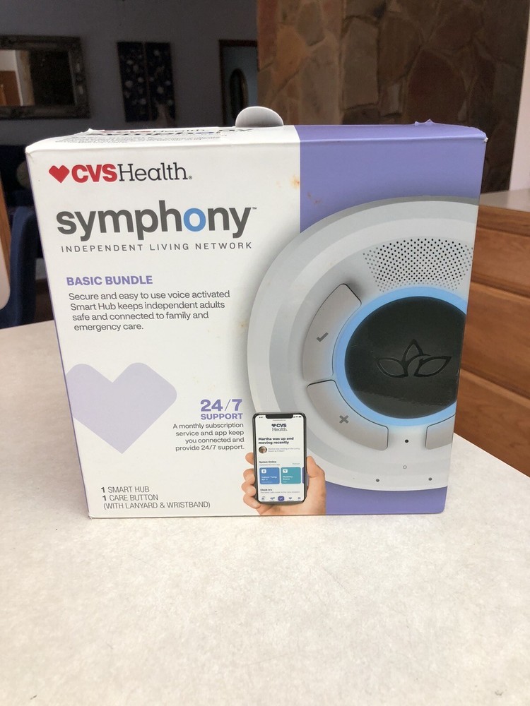 Symphony Independent Living Network Basic Bundle Smart Hub Care Button New