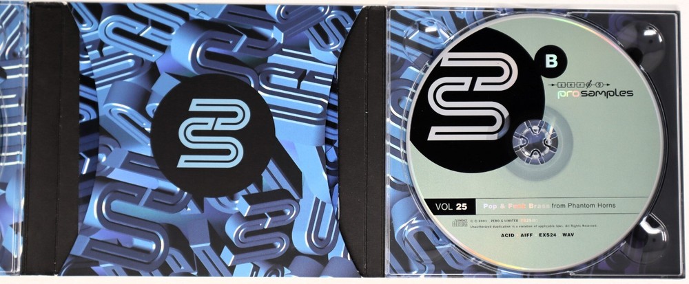Zero-G Pro Samples 25 Pop Funk Brass Sample Library/Sound Library/Sampling 2 CD
