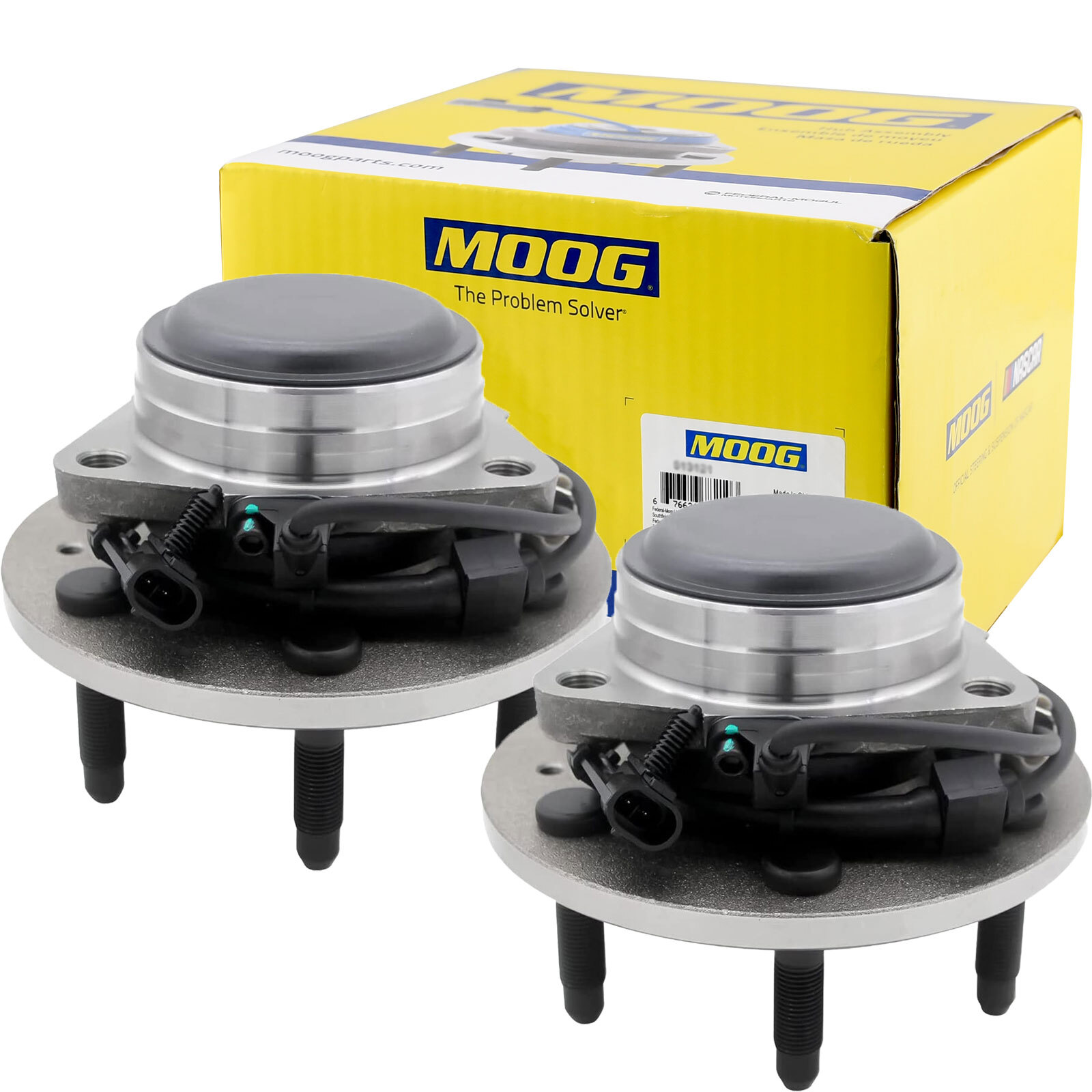 Set 2WD MOOG Front Wheel Hub Bearing for Chevy Silverado GMC Sierra 1500 E11 TX