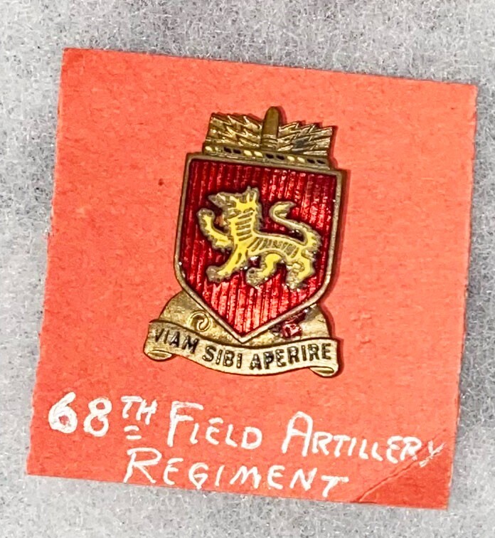 WWII 68th Field Artillery DI PB