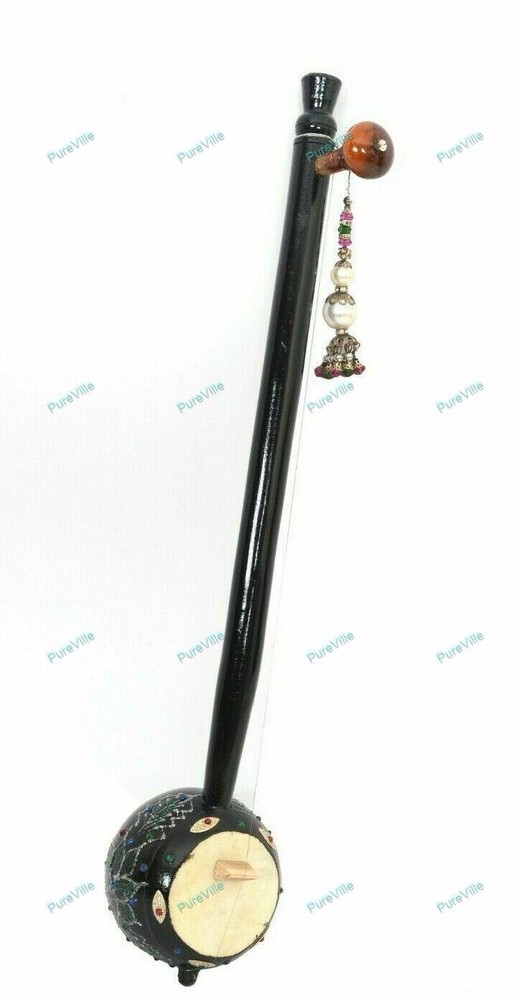 Indian Handmade String Instrument Iktara 20"Inch Designer Tumbi With String