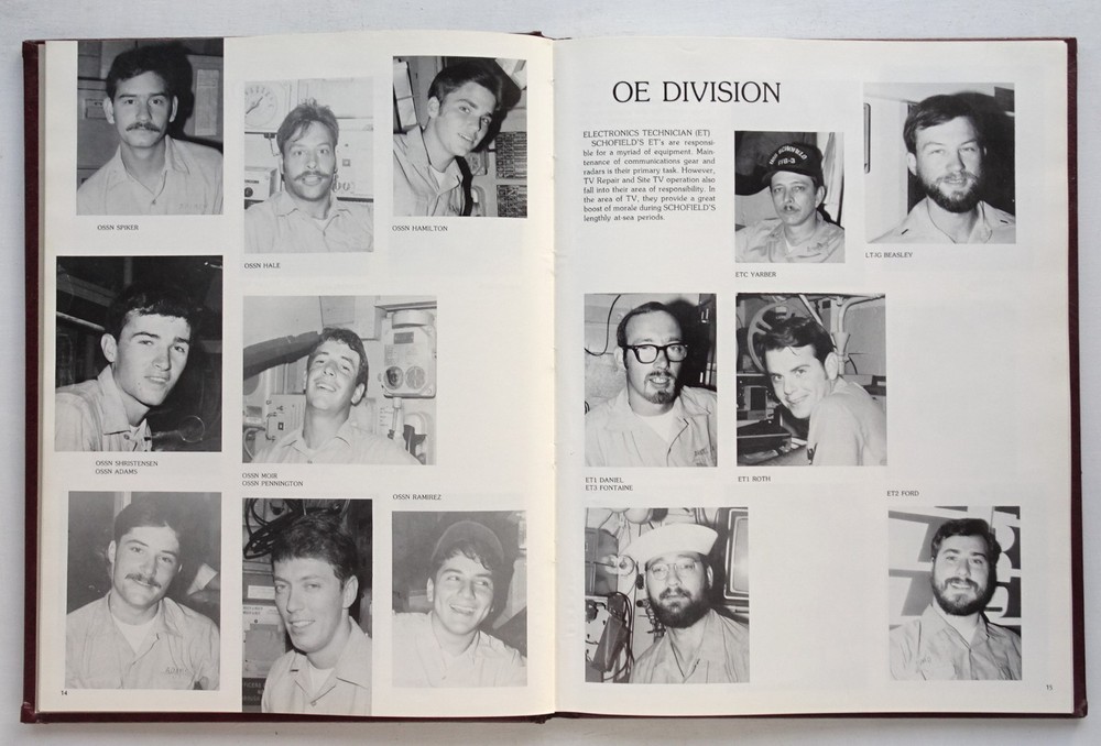 USS SCHOFIELD FFG-3 1982 WESTPAC CRUISE BOOK