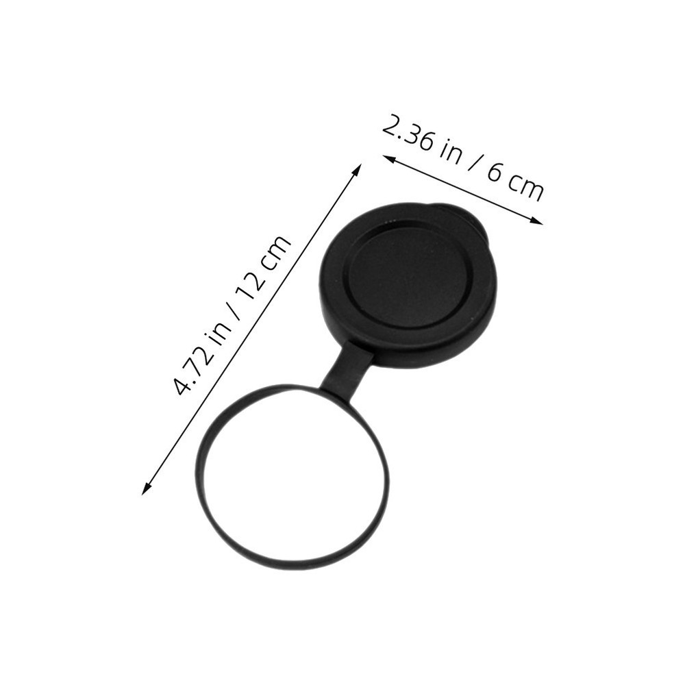 Binocular Lens Protective Rubber Caps Objective Covers for Optical Lens Guard