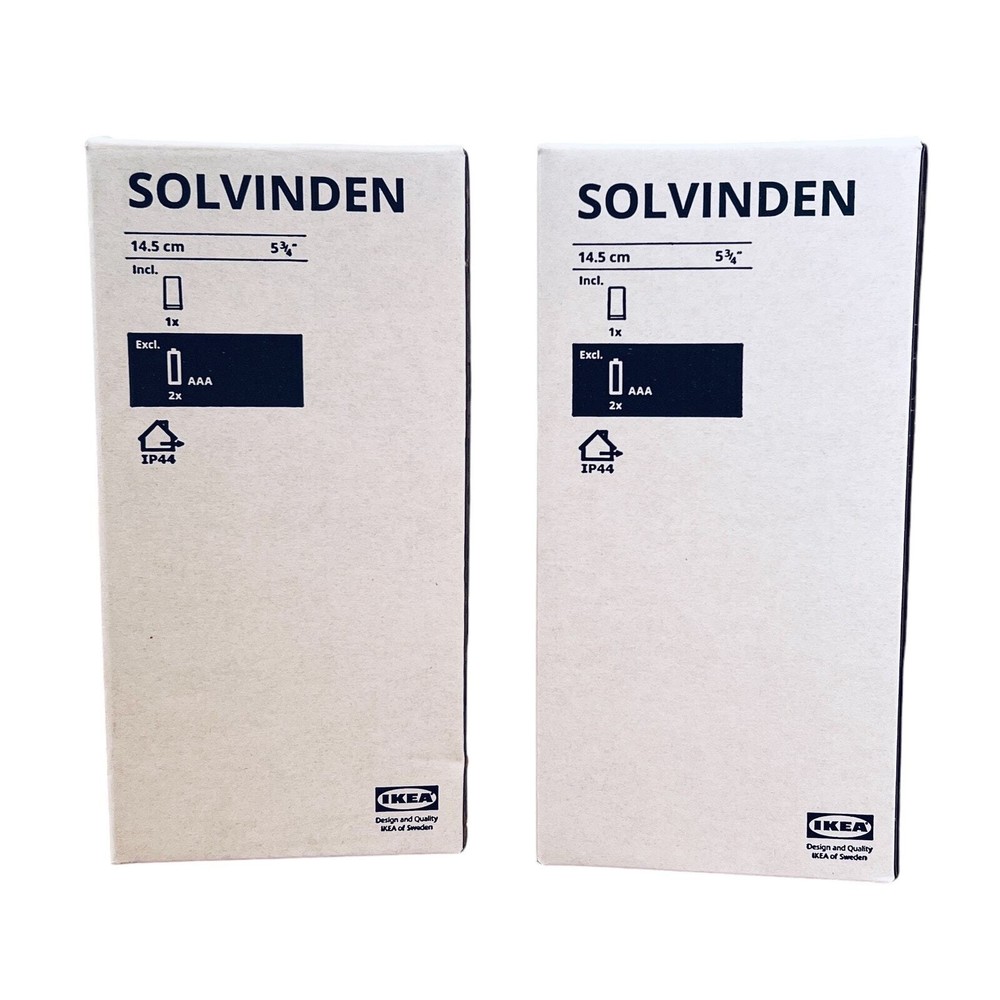 IKEA SOLVINDEN LED Decorative Light, table, Outdoor White, 5 3/4 "