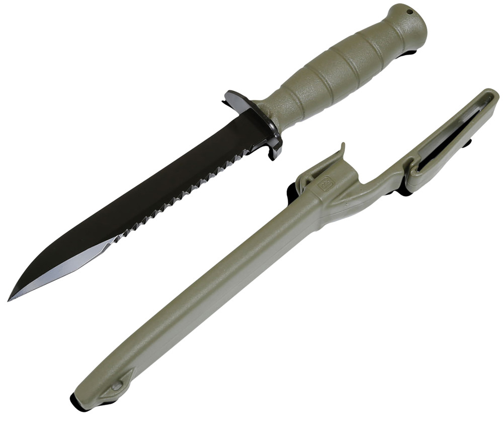 Glock OEM KF039181 6.5 Fixed Blade Root Saw Battlefield Green