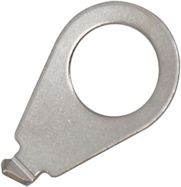 4 Pack 3/8" Guitar Knobs Pointer Indicator Plates Silver