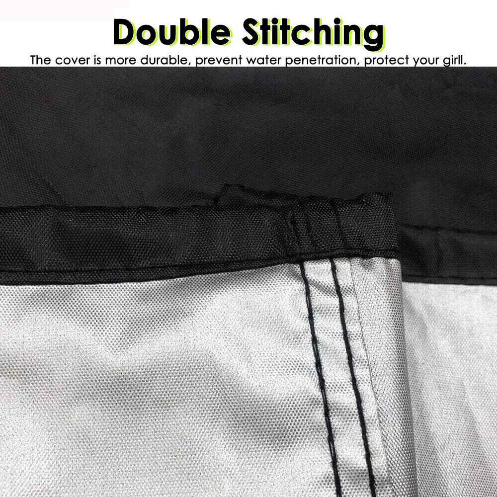 Heavy Duty BBQ Grill Cover Waterproof UV & Fade Resistant Gas Grill Protector