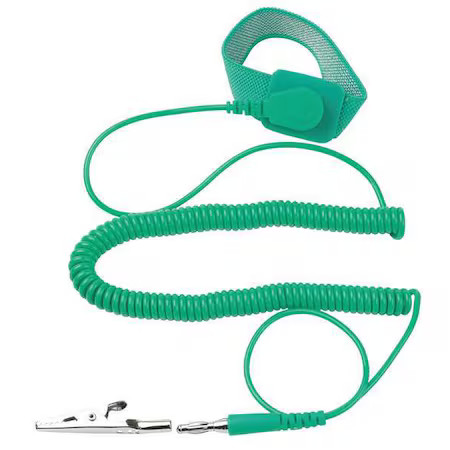 Eclipse 900-002 Esd Wrist Strap, Adjustable, 10 Ft L, Green