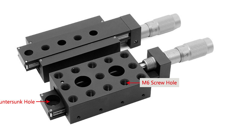Single Axis Displacement Translation Platform High-Precision Manual Linear Stage