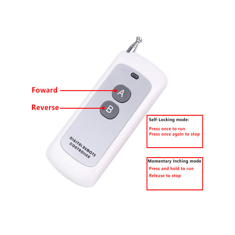 6V 12V 24V Remote Limit Switch DC Motor Forward Reverse Controller Board MAX 20A