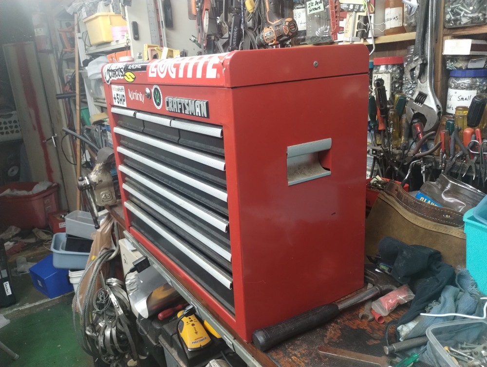 6 or 8 Drawer TOOL BOX DRAWER LOCKING TRACK SET. #U22